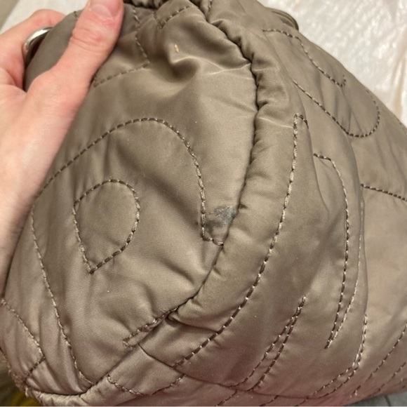 Marc by Marc iacob quilted gray nylon barrel duffel bag - Picture 6 of 12